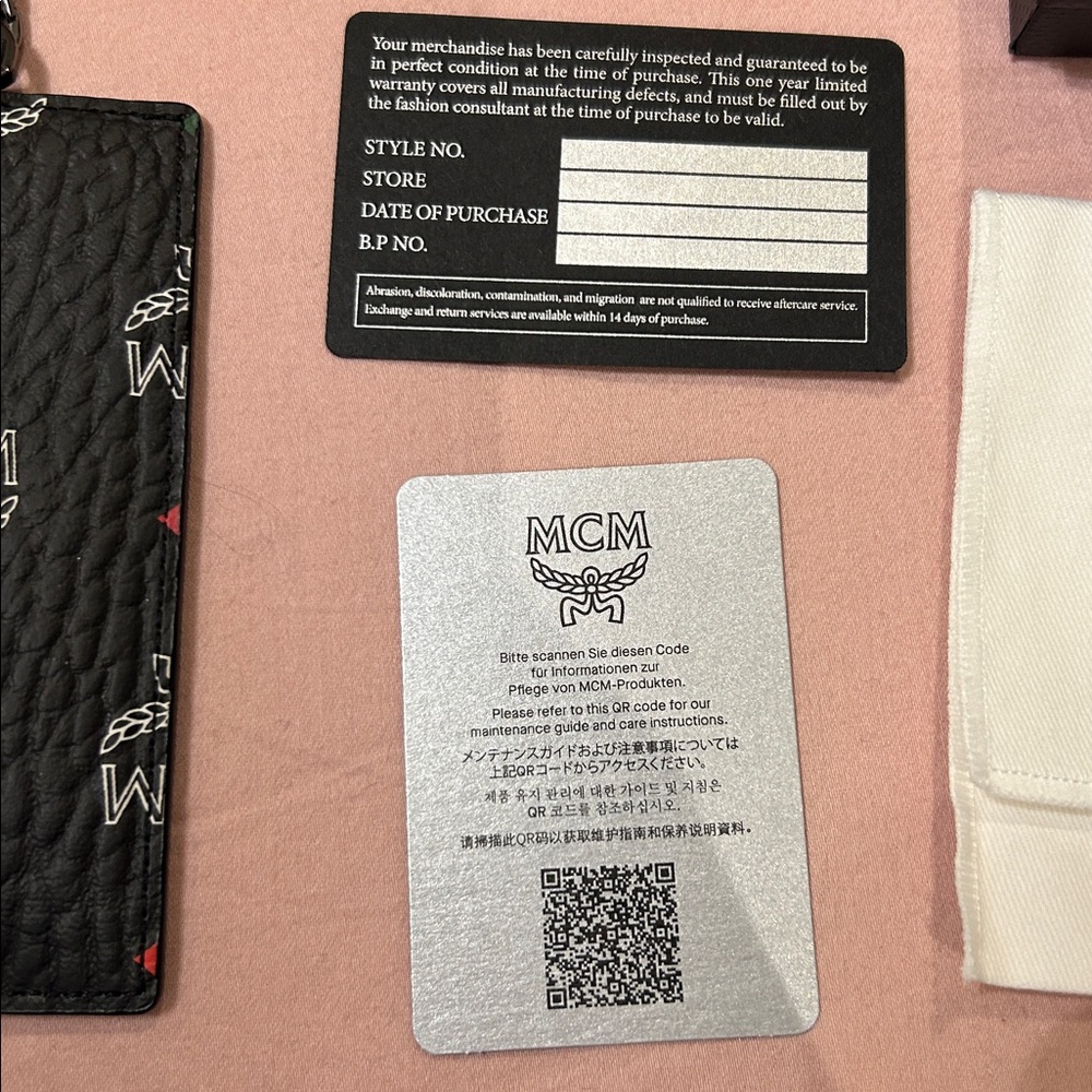 MCM spectrum diamond mini wallet - Picture 3 of 6